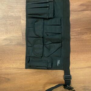 Makeup professional or paying bag beltBlack  Waist Apron with Multiple Pockets.